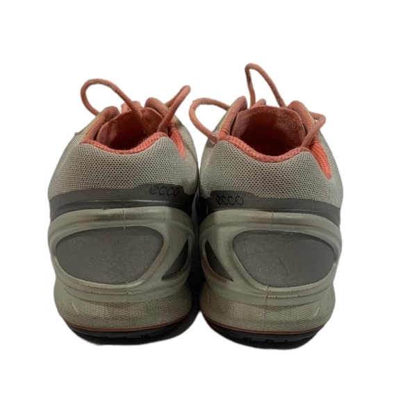 ECCO Biom Performance Sneakers Size 39 US 8.5 Gray/Coral Running Training Shoes - Picture 7 of 9